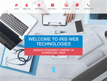 Tablet Screenshot of iriswebtech.com